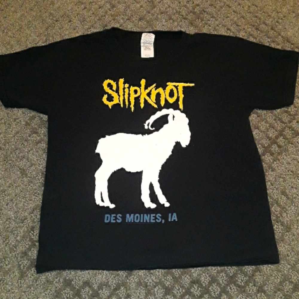SLIPKNOT Rock Band Logo Original Tshirt Sm s Iowa